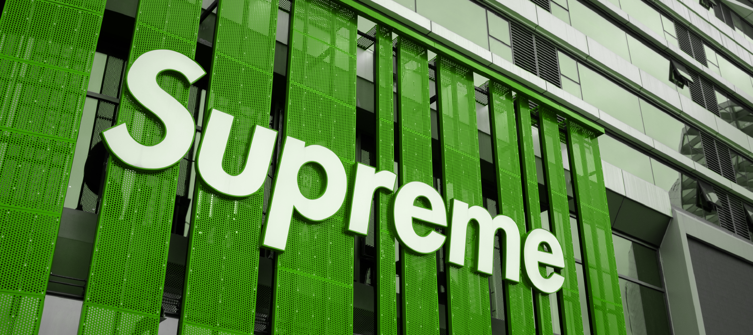 supreme shop sign