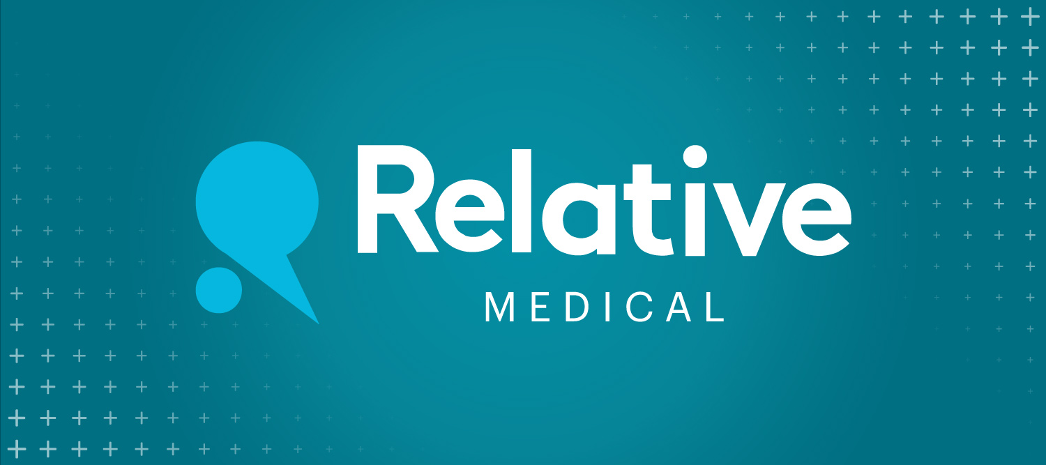 Relative Insight Medical logo feature image on blue background