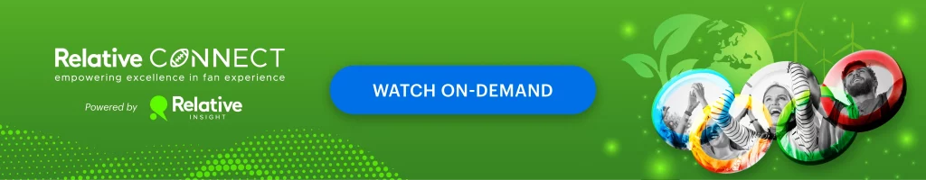 A banner inviting you to watch our sports sustainability webinar on demand, with a link to the sign up page.